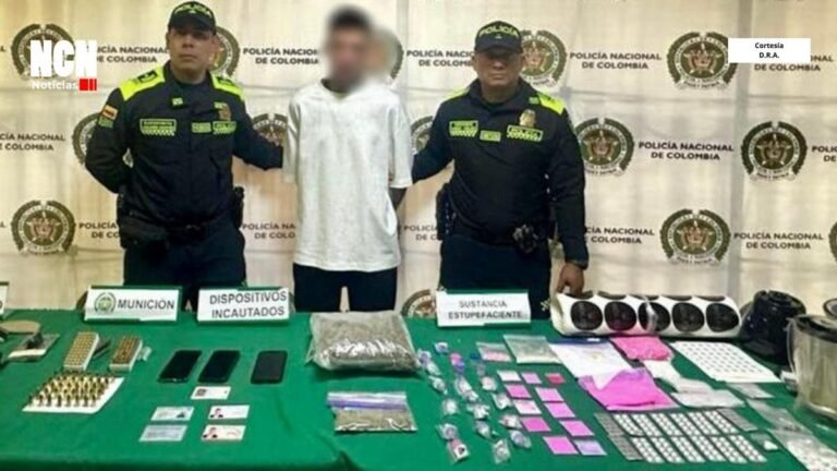 Megaoperativo en Medellín dejó 8 capturados, además de la incautación de droga, armamento y motos robadas
