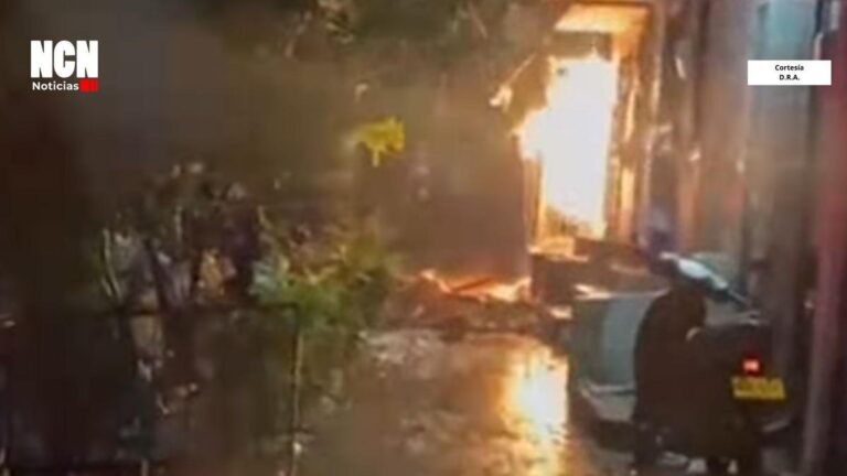 Una fuerte explosión en Bello, dejó afectaciones en más de 30 viviendas, tres fueron evacuadas