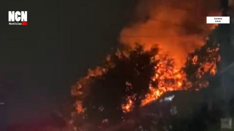 Incendio en Manrique dejó 2 personas lesionadas y 3 viviendas afectadas