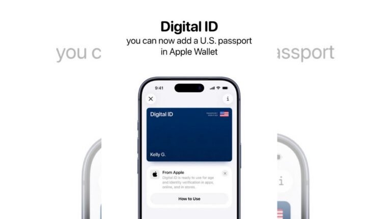 Apple lanza la Identificación Digital en Estados Unidos para usar pasaportes y documentos oficiales desde el iPhone
