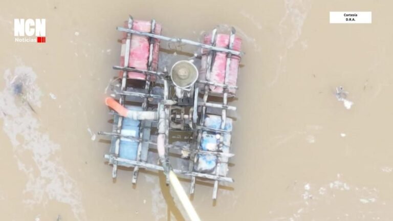 Operativo en Caquetá deja dos capturados y la destrucción de dragas usadas para explotación ilícita de yacimientos mineros