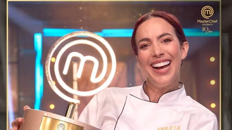Violeta Bergonzi se corona como ganadora de MasterChef Celebrity Colombia 2025