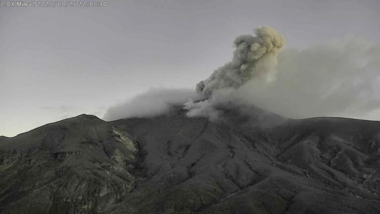 Nueva actividad en el Volcán Puracé: SGC confirma emisión de ceniza y pide no acercarse a la zona