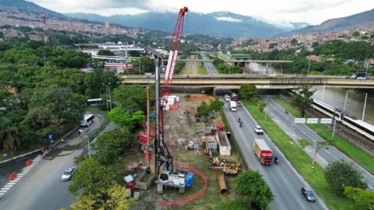 Metro de Medellín inicia construcción del viaducto elevado del Metro de la 80: serán 17 apoyos y 500 metros de longitud