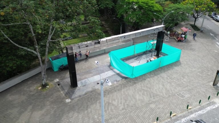 Pantalla de Agua Bicentenario se transforma en ventana verde en Medellín