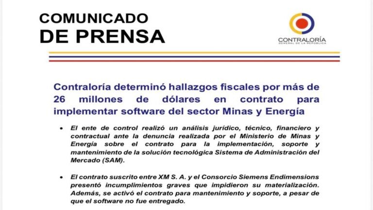 Negocio energético en rojo: contrato dejó hueco de USD 26 millones