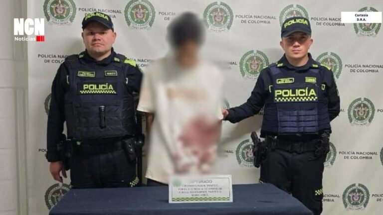 Delincuente resulta lesionado tras enfrentar a la Policía durante persecución por hurto en Medellín