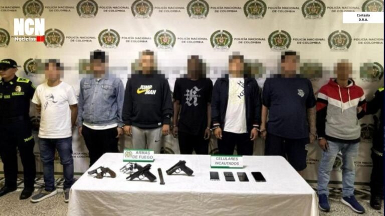 Desarticulan banda señalada de 22 hechos criminales en zonas exclusivas de Medellín