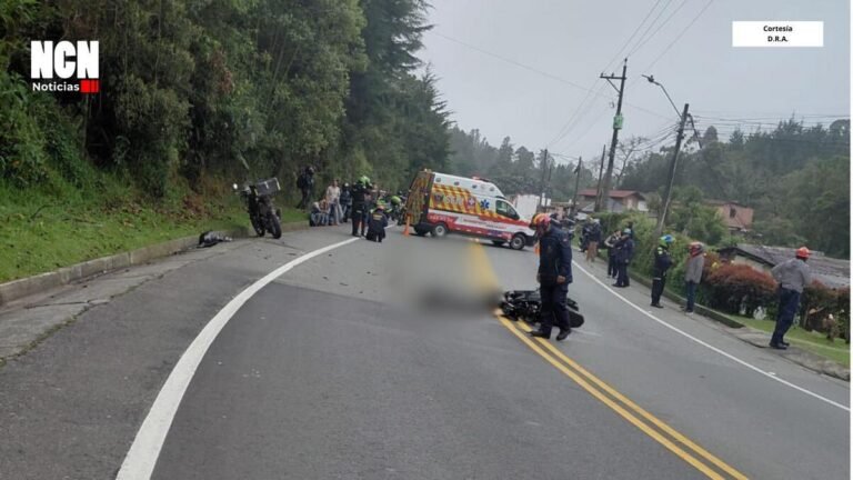 Un motociclista perdió la vida en siniestro vial cerca al peaje de Las Palmas