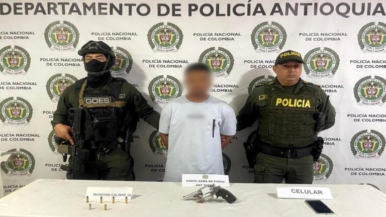 Capturan a presunto integrante de banda criminal con arma de fuego en Ciudad Bolívar
