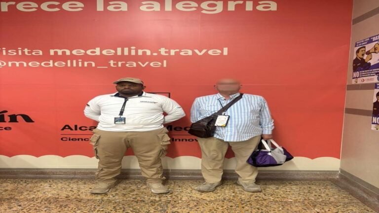 Inadmiten en Medellín a ciudadano estadounidense por alerta de agresor sexual de menores