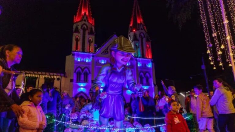 Fallas técnicas impidieron el encendido total del Alumbrado Navideño en La Ceja