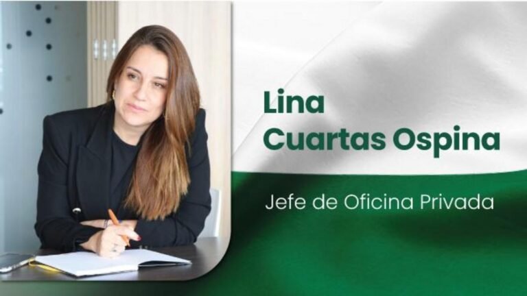 Lina Cuartas Ospina asume como gobernadora encargada de Antioquia mientras Andrés Julián Rendón cumple agenda en EE. UU.