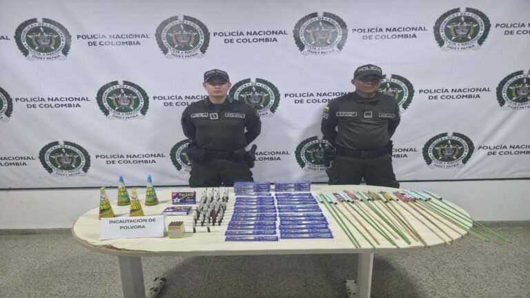 Más de 142 kilos de pólvora ilegal incautados en Urabá durante operativos de Navidad