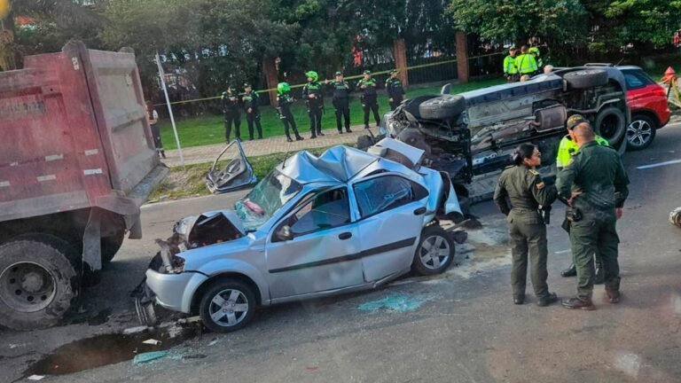 Grave choque múltiple en la avenida 68 de Bogotá tras presunto robo deja tres muertos
