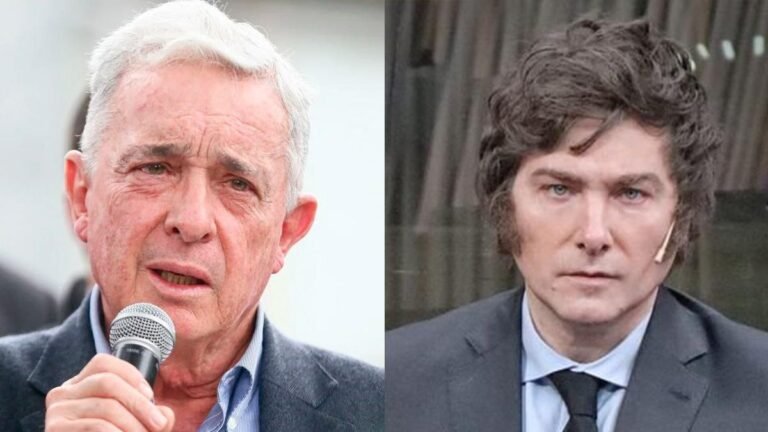 Álvaro Uribe elogia a Javier Milei y el ministro de Trabajo le responde: “Pelando el cobre”