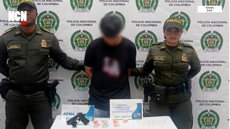 Hombre con antecedentes por homicidio fue capturado armado y con drogas en Santa Bárbara