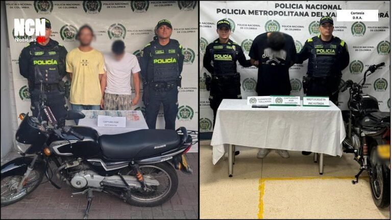 Policía Nacional captura en flagrancia a tres presuntos extorsionistas en San Javier y Laureles