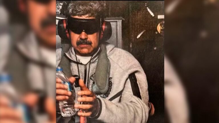 última hora: se filtra la primera foto de Nicolás Maduro capturado por Estados Unidos