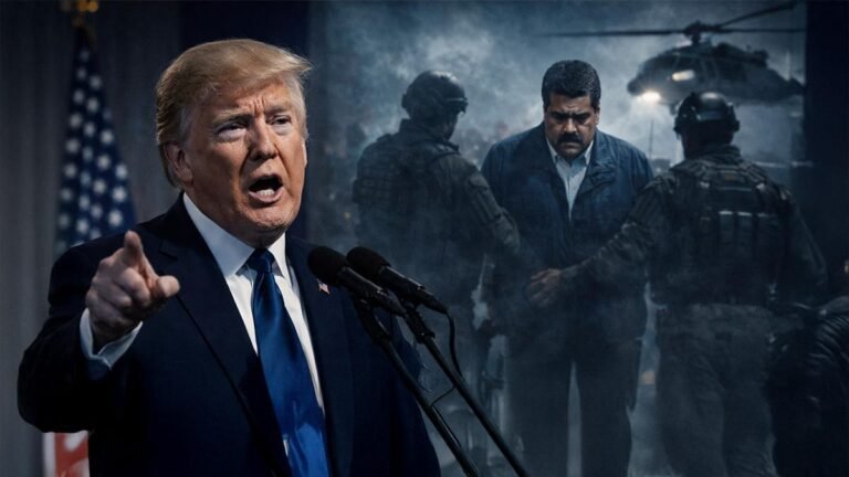 Trump revela operación militar a gran escala y su traslado de Maduro fuera del país