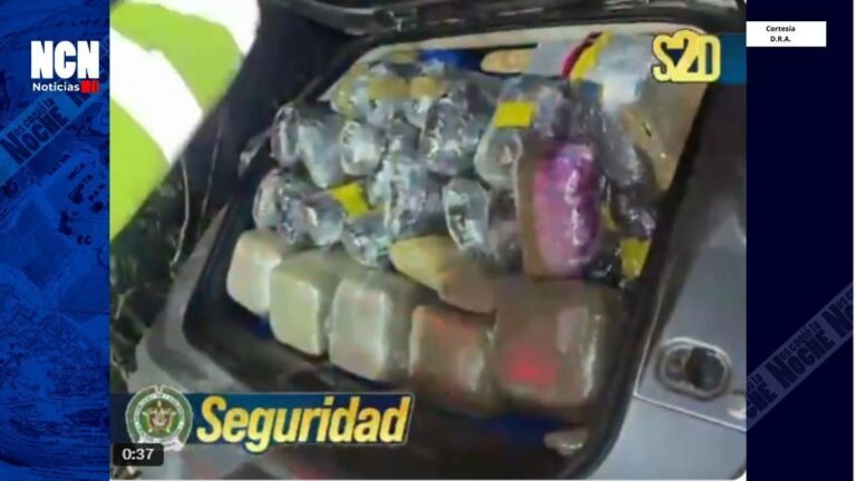 Policía incauta 744 kilos de marihuana y captura a un hombre en Zarzal, Valle