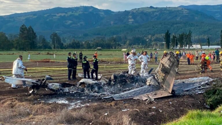 Así quedó la avioneta en la que viajaba Yeison Jiménez tras siniestro entre Paipa y Duitama