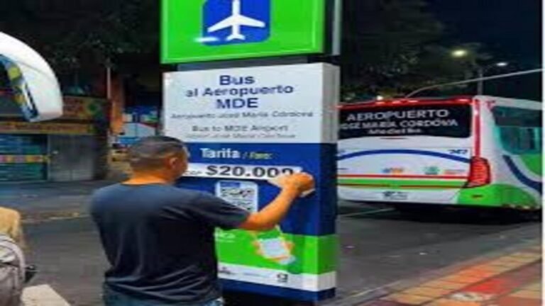 Sube el pasaje del bus al Aeropuerto José María Córdova: ahora cuesta $20.000