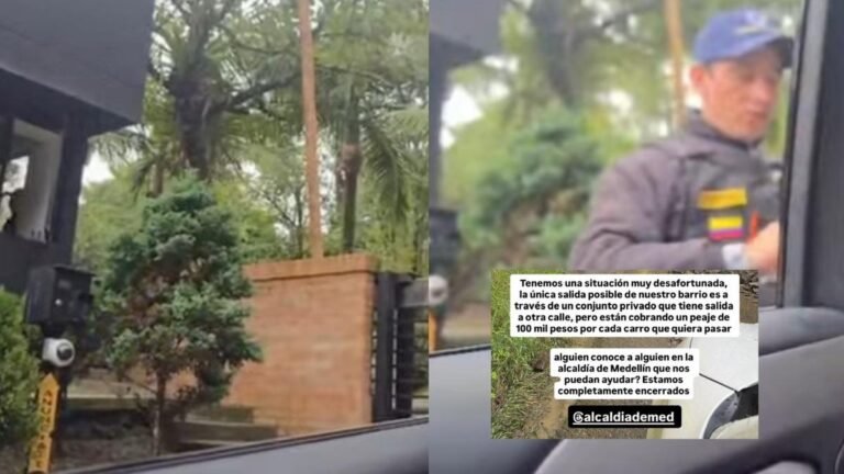 Polémica en la Loma de los Balsos: denuncian cobro de $100.000 en una unidad residencial por dejar pasar vehículos tras emergencia invernal