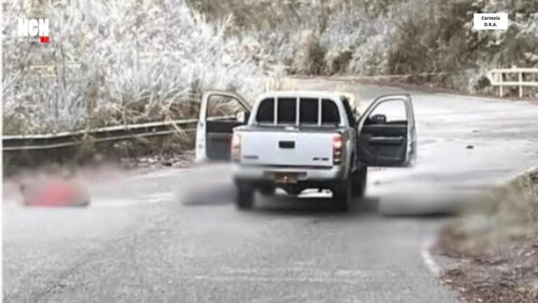 Masacre en zona rural de Titiribí: interceptan camioneta y asesinan a tres ocupantes