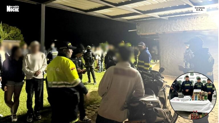 Suspenden fiesta electrónica ilegal en finca de El Peñol: 20 menores fueron hallados en el lugar