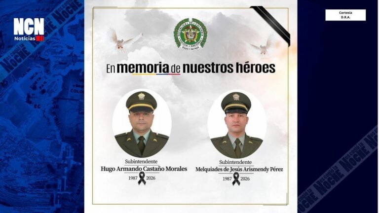 La Policía investiga quienes fueron los autores del vil asesinato de dos uniformados en Anorí: los criminales podrían ser del Clan del Golfo, EL ELN o Las FARC