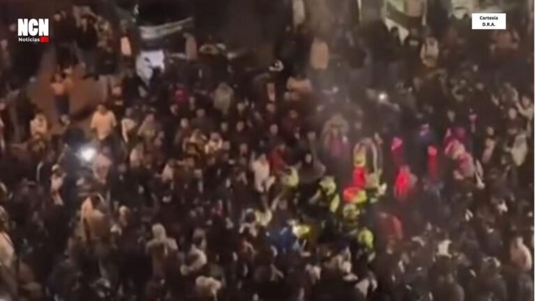 Intento de asonada en Bogotá dejó 2 policías heridos y 2 personas capturadas