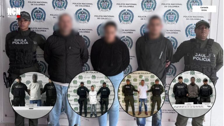 Siete capturados por extorsión en Antioquia: golpe a rentas criminales por más de $197 millones mensuales