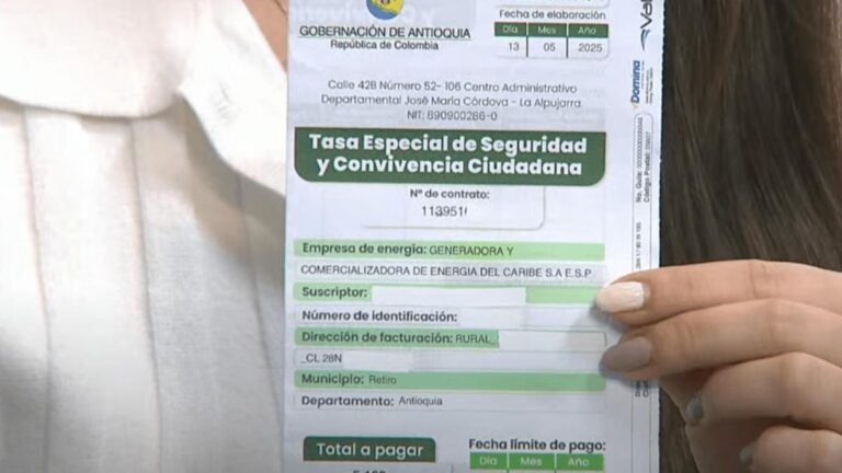 Gobernador de Antioquia defiende la Tasa de Seguridad: “está blindada jurídicamente y sigue en firme”