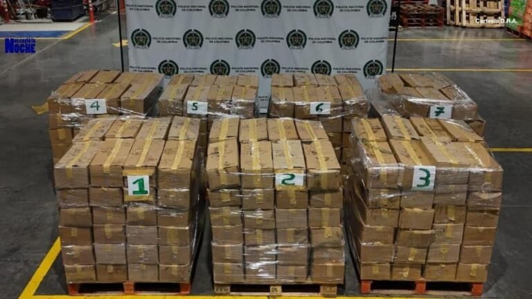Golpe histórico al narcotráfico: decomisan 4 toneladas de cocaína en puerto de Antioquia
