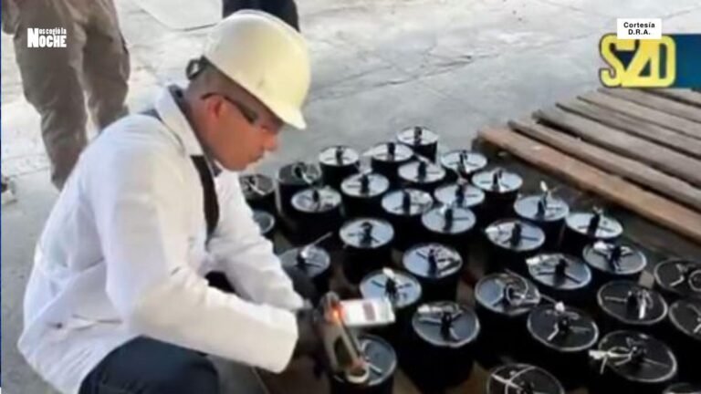 Golpe a la minería ilegal: incautaron 1,3 toneladas de mercurio que ingresaban al país por Cartagena
