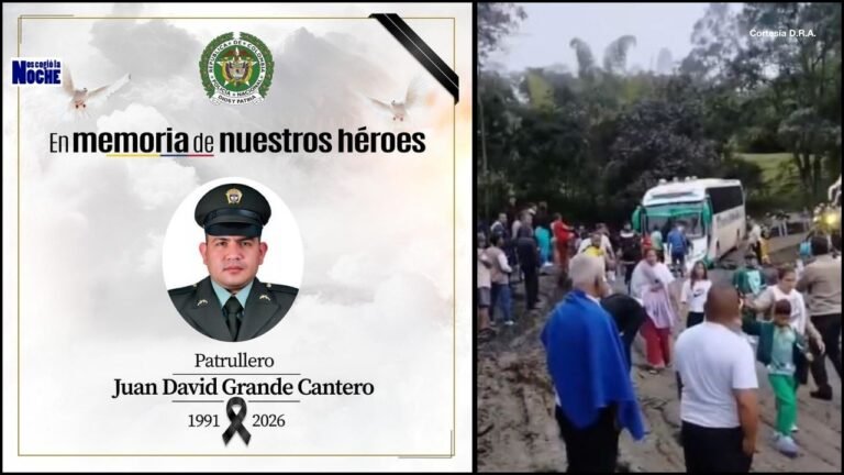 Atentado con explosivos en la vía Panamericana deja un policía muerto, 10 heridos y la vía afectada