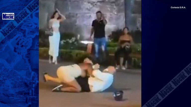 Bochornosa pelea entre trabajadora sexual y extranjero en el Centro Histórico de Cartagena