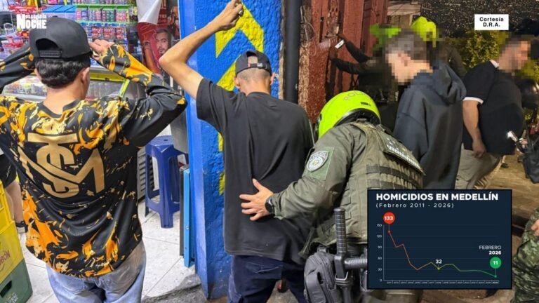 Medellín rompe récord: febrero de 2026 fue el menos violento en 50 años