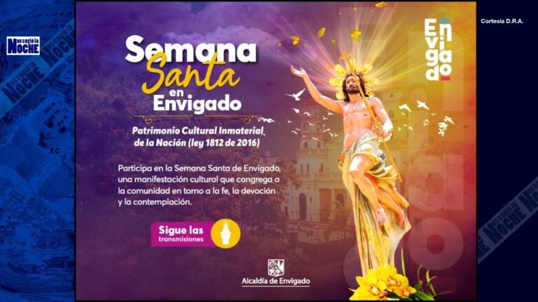 Envigado celebra su Semana Santa, una tradición reconocida como patrimonio nacional