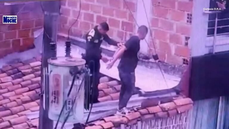 Lo capturaron cuando intentaba escaparse por el tejado de una vivienda en Belén