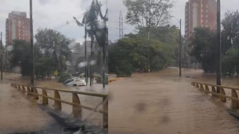 Reportan tormenta eléctrica e inundación en sector de El Poblado