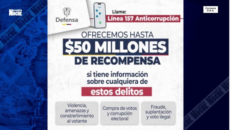 Ofrecen hasta 50 millones de pesos de recompensa a quienes denuncien delitos electorales