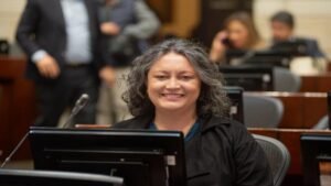 “Lo que está en juego es la democracia”. Senadora Lozano