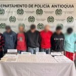 Operativo conjunto deja siete detenidos y debilita finanzas del crimen en Antioquia