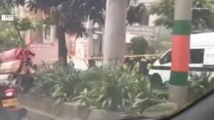 Sicarios asesinan a un hombre frente a su hija en plena zona céntrica de Envigado