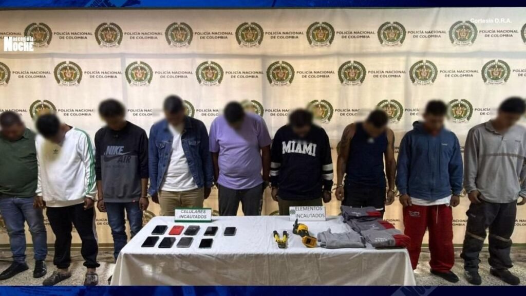 9 capturados y más de $1.000 millones en pérdidas: así cayó red de robos tecnológicos