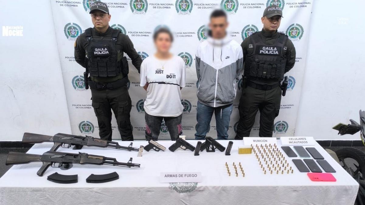 Cae pareja acusada de tener azotados con extorsiones a ganaderos del Norte de Antioquia