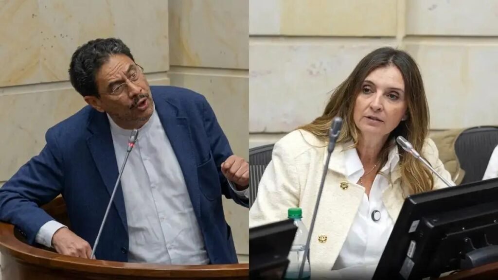 Duelo en el Senado de candidatos a la presidencia: Paloma Valencia e Iván Cepeda escalan acusaciones en pleno Capitolio