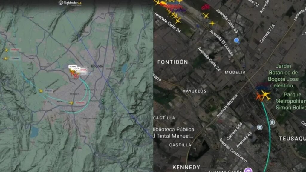 Alerta en El Dorado: dos aviones estuvieron a punto de colisionar en plena maniobra de aterrizaje